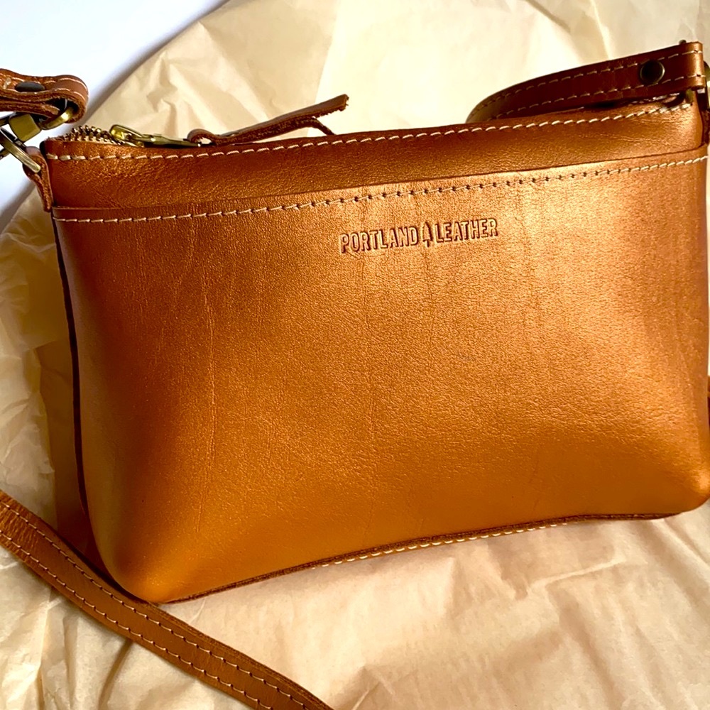 Portland Leather Poppy purse in color Hava